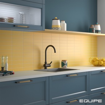 Płytka ścienna COSTA NOVA YELLOW MATT 5x20 mała żółta cegiełka mat