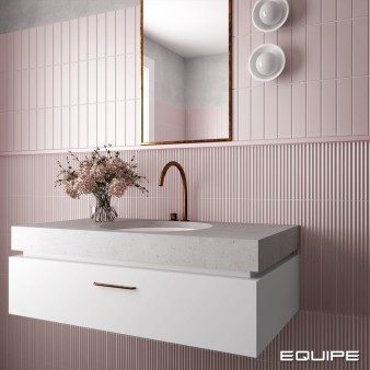 Płytka ścienna COSTA NOVA PINK STONY MATT 5x20 mała różowa cegiełka mat