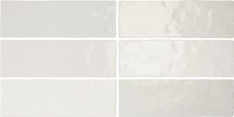 Płytka ścienna ARTISAN WHITE 6,5x20 biała cegiełka połysk