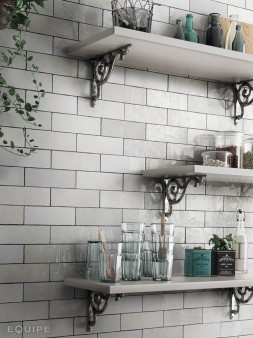 Płytka ścienna ARTISAN WHITE 6,5x20 biała cegiełka połysk