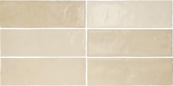 Płytka ścienna ARTISAN OCHRE 6,5x20 beżowa cegiełka połysk