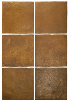 Płytka ścienna ARTISAN GOLD 13,2x13,2 złota kwadratowa cegiełka połysk
