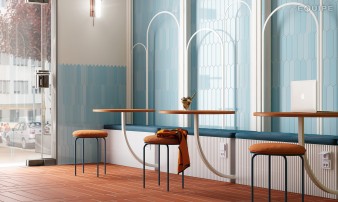 Obrazek 2 dla: Płytka ścienna ARROW Caribbean Blue 5x25