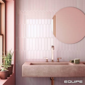 Płytka ścienna ARROW Blush Pink 5x25