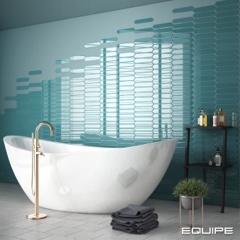 Obrazek 2 dla: Płytka ścienna ARROW Blue Canard 5x25