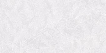 Gres MOON WHITE DECOR 3D SOFT 60x120 imitacja kamienia z motywem liści