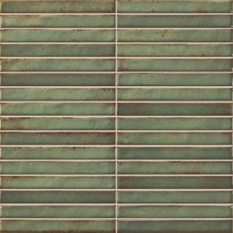 Obrazek dla: Darmowa próbka  Płytka ścienna PENCIL RAKU EMERALD 35x35