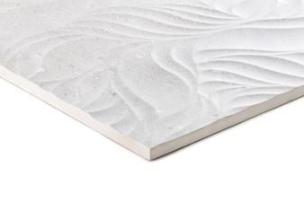 Płytka ścienna dekor LEAVES ARTECH WHITE 30x90