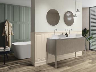 Płytka ścienna BOISERIE BEIGE MATE 30x90