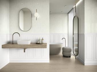 Płytka ścienna BOISERIE BLANCO MATE 30x90
