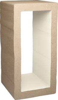 Obrazek dla: Klinkier OCCHIATA WHITE 9,7x19,8x9,9