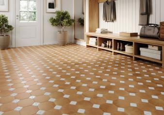 Obrazek 2 dla: Gres DOVER COTTO WHITE 33x33 płytka oktagonalna