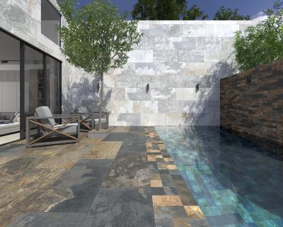 Obrazek 2 dla: Gres ARDESIA MULTICOLORE BULLNOSE 14,7X14,7