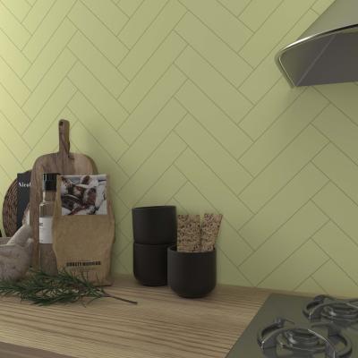 Obrazek 2 dla: Płytka ścienna FLAT MUSTARD MATT 7.5X30