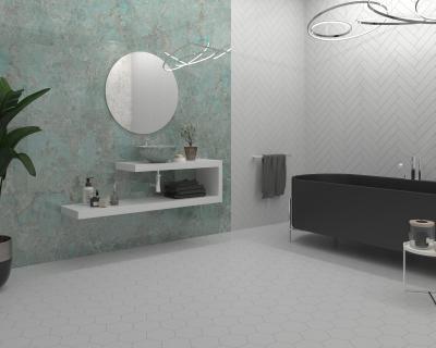 Obrazek 2 dla: Płytka ścienna FLAT GREY MATT 7.5X30