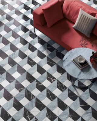 Obrazek 2 dla: Gres MAJESTIC MOSAICO REVERSO  BLU MONTALTO / NERO BILBAO / BIANCO BARGA 30x30