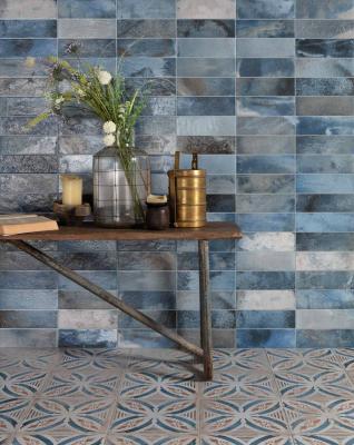 Obrazek 2 dla: Płytka ścienna FS RAKU BLUE 20x40