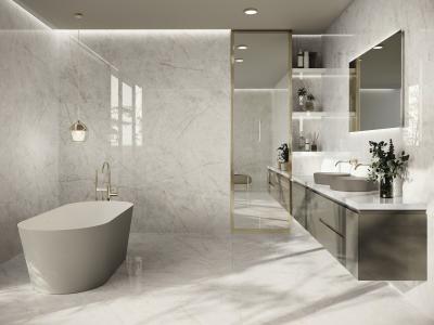 Obrazek 2 dla: Gres CRISTALLO BIANCO POL 120x120