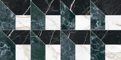 Obrazek dla: Gres MAJESTIC PIRAMIDE ORO/VERDE/NERO 60x120