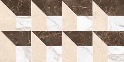 Obrazek dla: Gres MAJESTIC PIRAMIDE ORO/CREMA/BRUNO 60x120