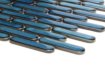 Obrazek 2 dla: Mozaika BISCARE BLUE GLOSS 30,6x30,2