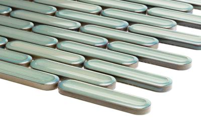 Obrazek 2 dla: Mozaika BISCARE ROYAL LIGHT GREEN GLOSS 30,6x30,2