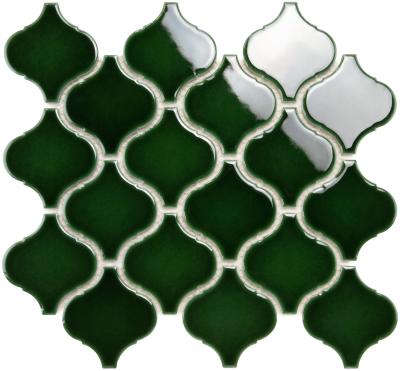 Obrazek dla: Mozaika ARESCO GREEN GLOSS 28x24,6