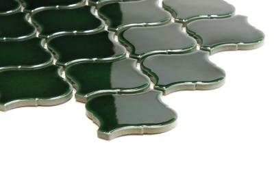Obrazek 2 dla: Mozaika ARESCO GREEN GLOSS 28x24,6