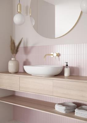 Obrazek 2 dla: Mozaika RITMA BIG PINK MAT