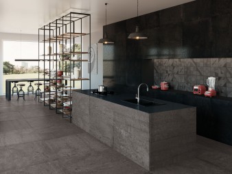 Obrazek 2 dla: Gres CITY NIGHT 90x90 płytka matowa imitująca beton