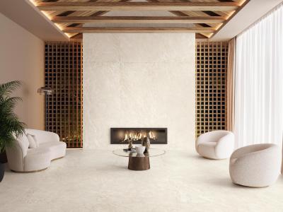 Obrazek 2 dla: PREMIERA PRODUKTU  Sprzedaż wkrótce  Gres KAMARI STONE BEIGE MATT 120x120