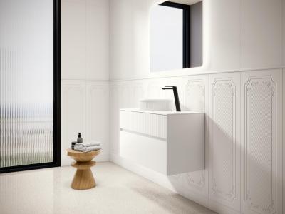 Obrazek 2 dla: Płytka ścienna PALAZZO WHITE 40x120