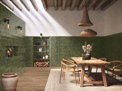 Obrazek 2 dla: Płytka ścienna SEVILLE GREEN 10x10