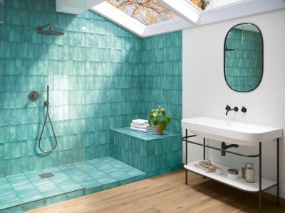 Obrazek 2 dla: Płytka ścienna SEVILLE TURQUOISE 6,5x20